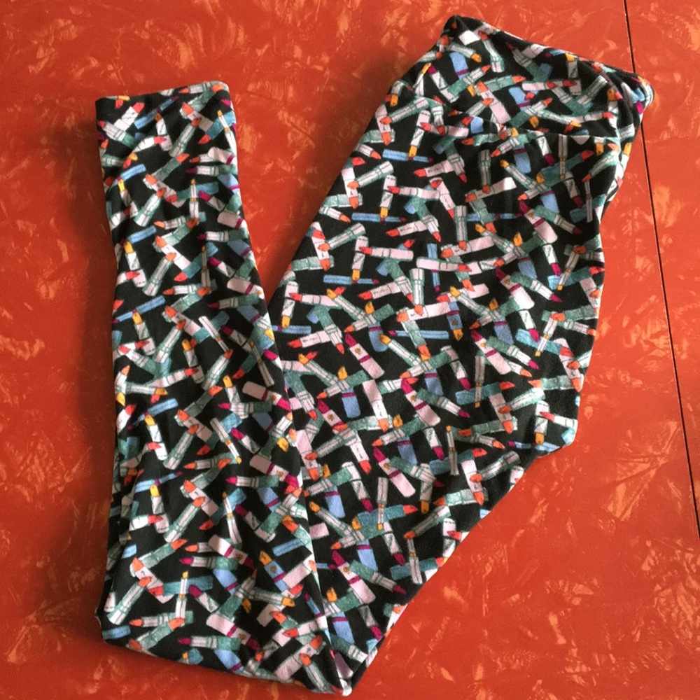Lularoe lipstick leggings o/s